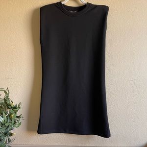 Rachel Zoe NWT Padded Shoulder Muscle Mini Dress
